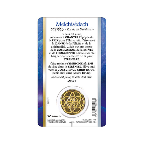 CARTE ARCHANGE – FR <p><strong>MELCHISEDECH</strong></p>