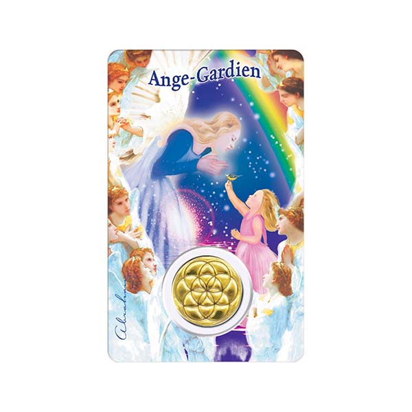 CARTE –PROTECTION –FR- ANGE GARDIEN - FILLE