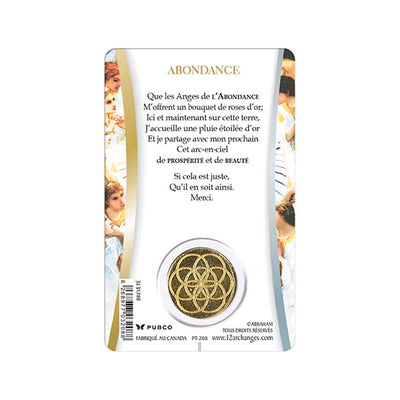 CARTE –PROTECTION –FR- ANGE GARDIEN - ABONDANCE