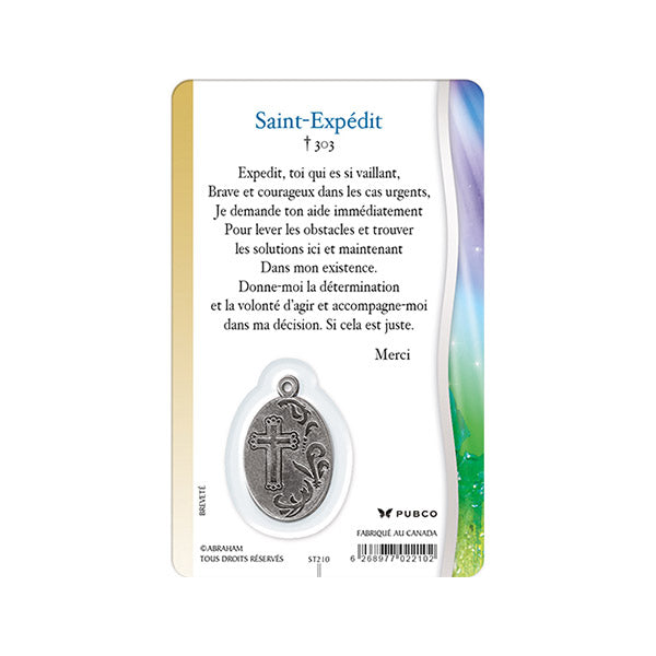 CARTE SAINTS – FR <p><strong>SAINT EXPÉDIT</strong></p>