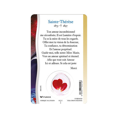 CARTE SAINTS – FR <p><strong>SAINTE THÉRÈSE</strong></p>